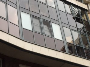 Противопожарный витраж для внешнего фасадного остекления / серия FRM7338